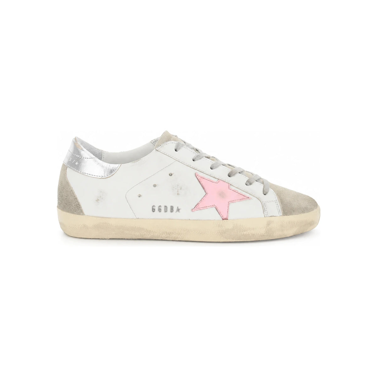 GOLDEN GOOSE Women’s Pink Star Low-Top Sneakers