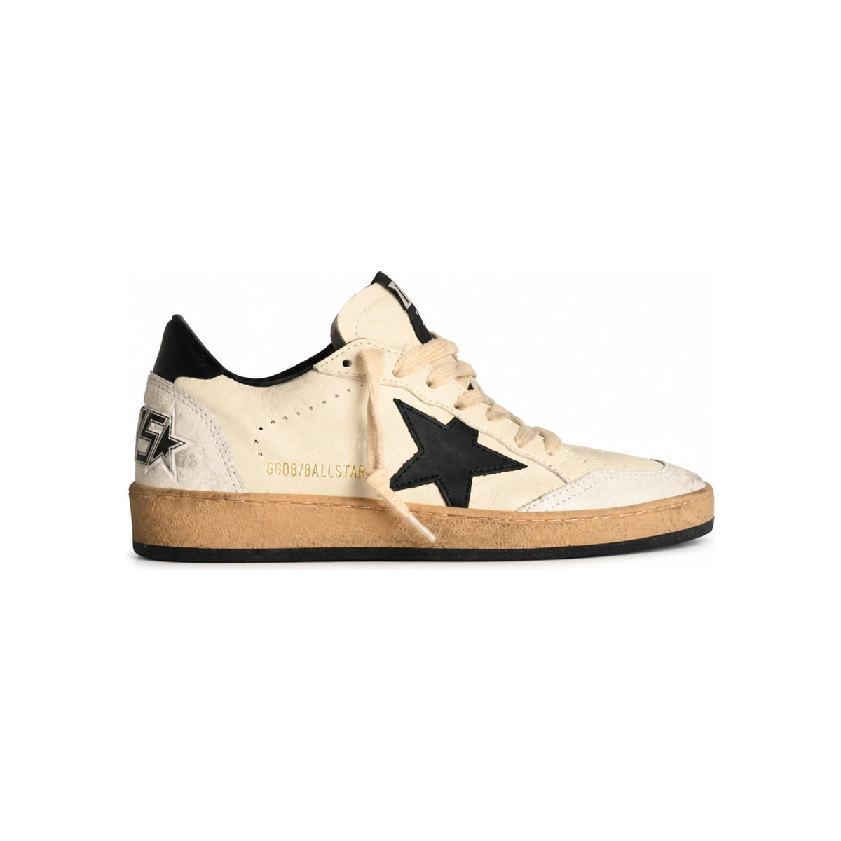 GOLDEN GOOSE Women’s Ball Star Low-Top Sneakers White Leather