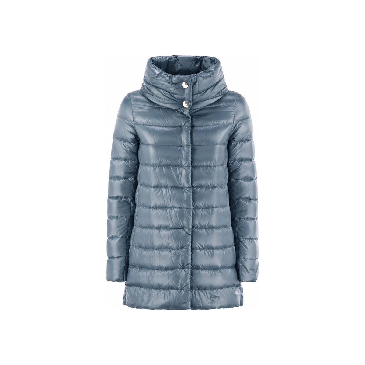 Herno Amelia High Neck Long Down Puffer Coat Black PI0505 DIC 12017Z 9002