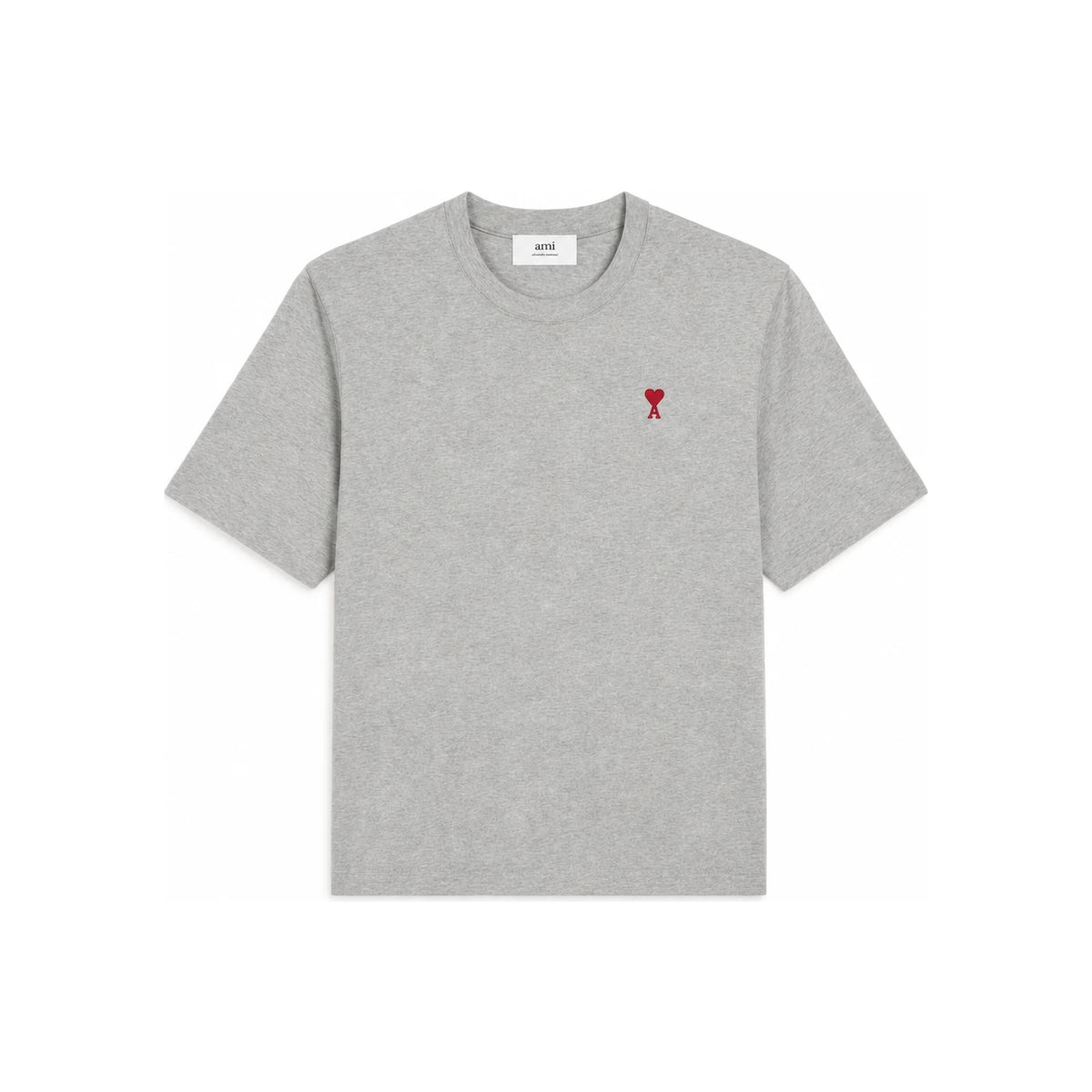 AMI Women Heart Logo Short Sleeve T-Shirt BFUTS005