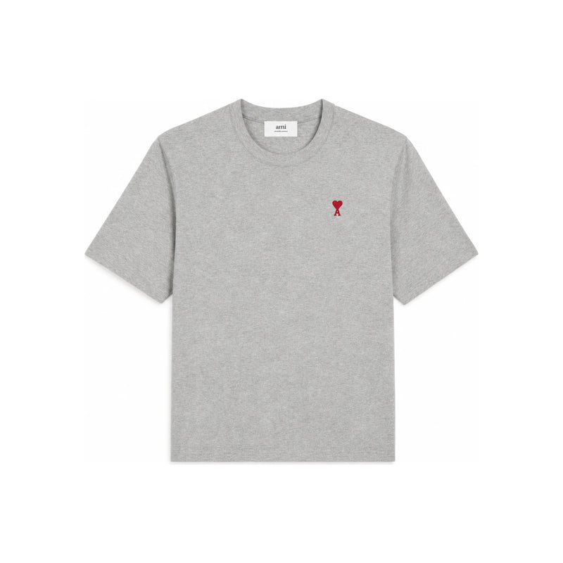 AMI Women Heart Logo Short Sleeve T-Shirt BFUTS005