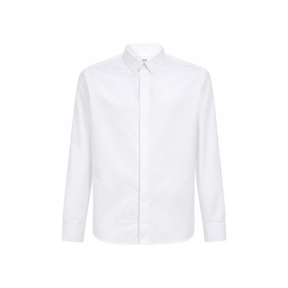 AMI Unisex Long Sleeve Shirt White Cotton