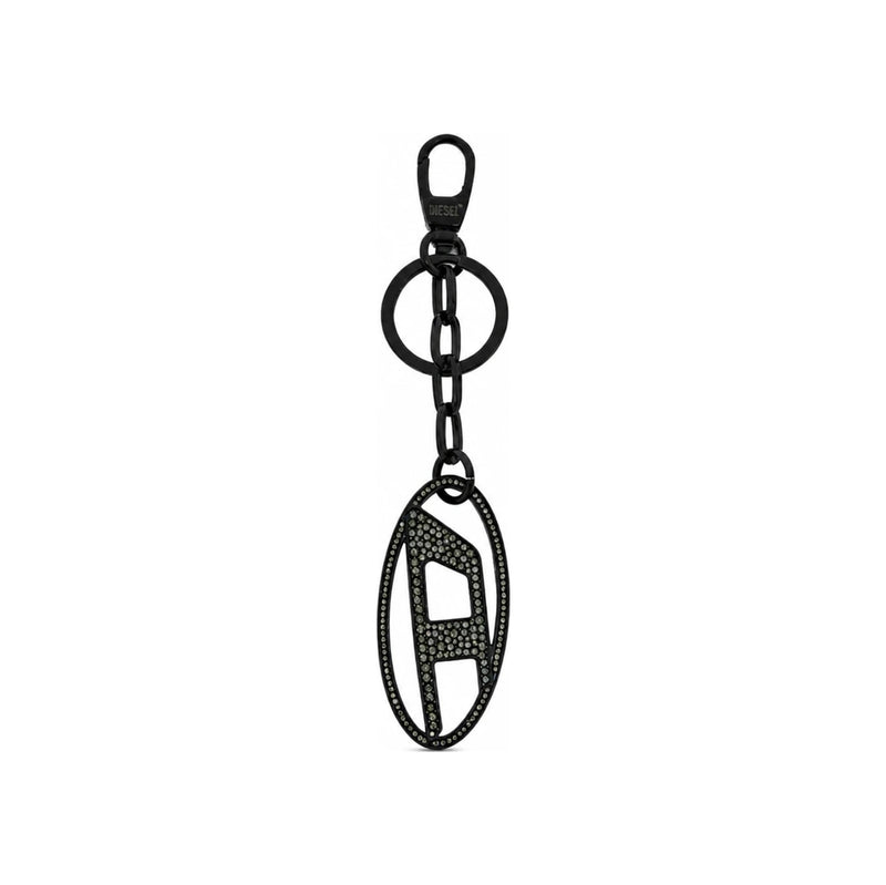 DIESEL HOLYC Black Keyring Keychain X09691P5607 HA622
