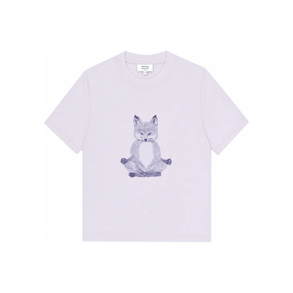 Maison Kitsune Yoga Fox Boxy T-Shirt OW00123 KJ0008 0173