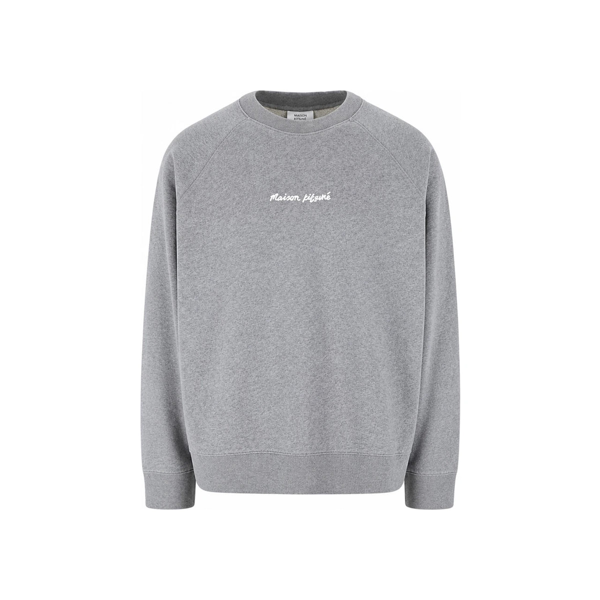 Maison Kitsune Embroidered Oversized Raglan Sweatshirt Men’s OM00309KM0001 H131
