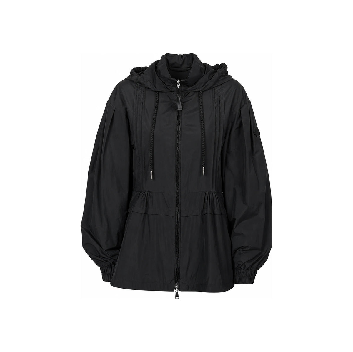 Moncler Black Vabre Hooded Windbreaker Jacket 1A00128 5986N 999