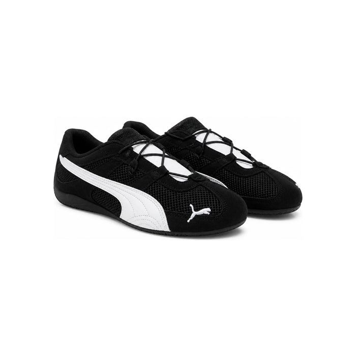 PUMA Speedcat Go Black White Low-Top Sneakers for Men 403589 01