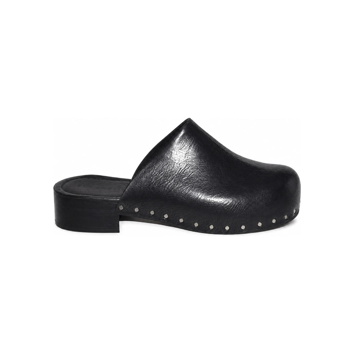 OUR LEGACY Black Supple Cowhide Naoto Clog Sandals A2257 NCB