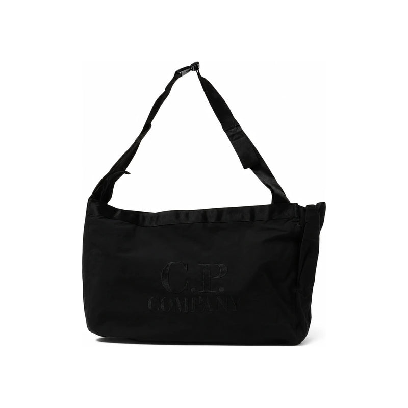 CP Company Plain Paper-Touch Shoulder Bag Crossbody Black