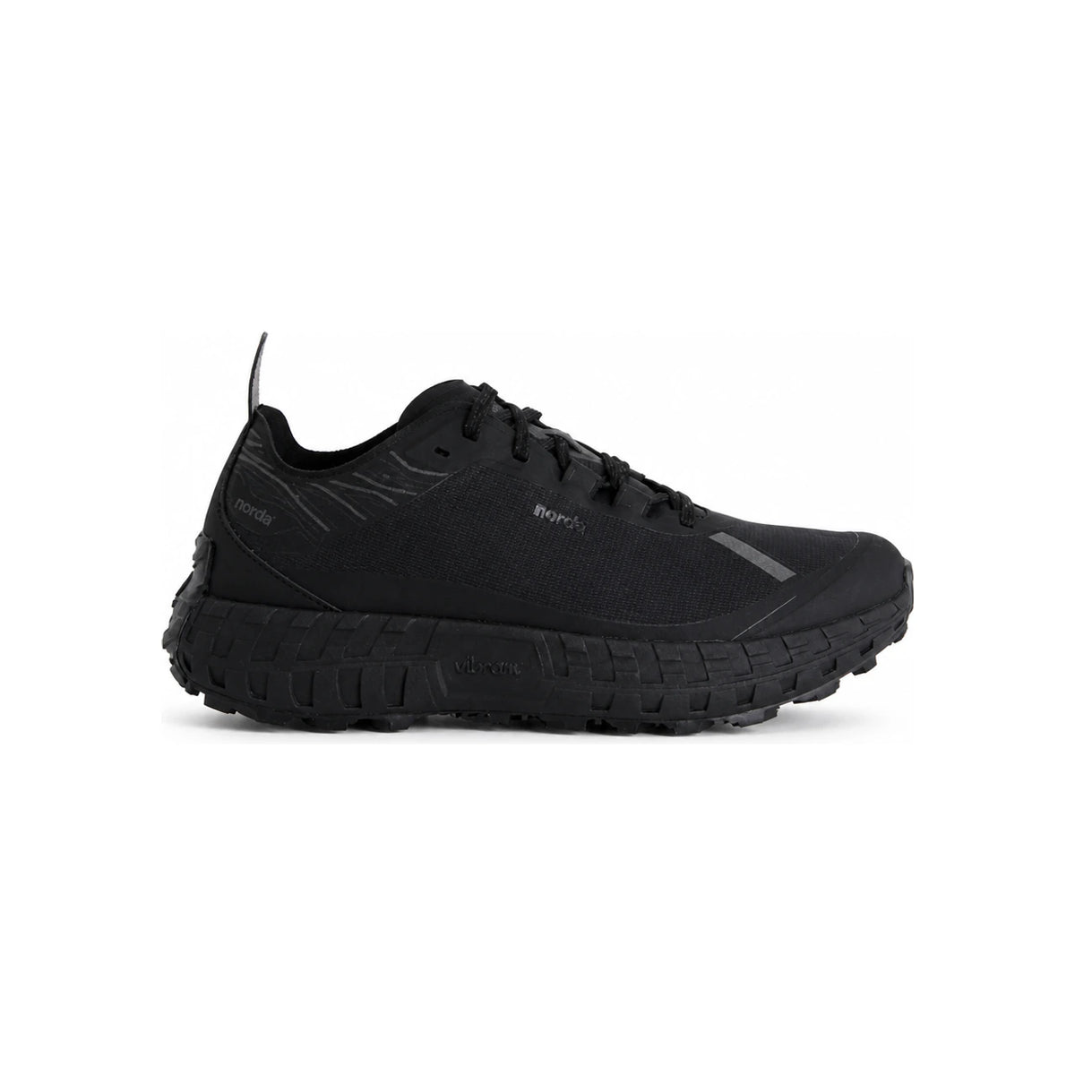 norda Dyneema Stealth Black Low-Top Sneakers for Men NORDA001 M STLTHBLK