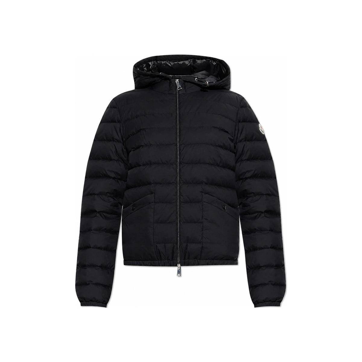 Moncler HEDE Logo Lightweight Down Jacket Black 1A00069 5986E 999
