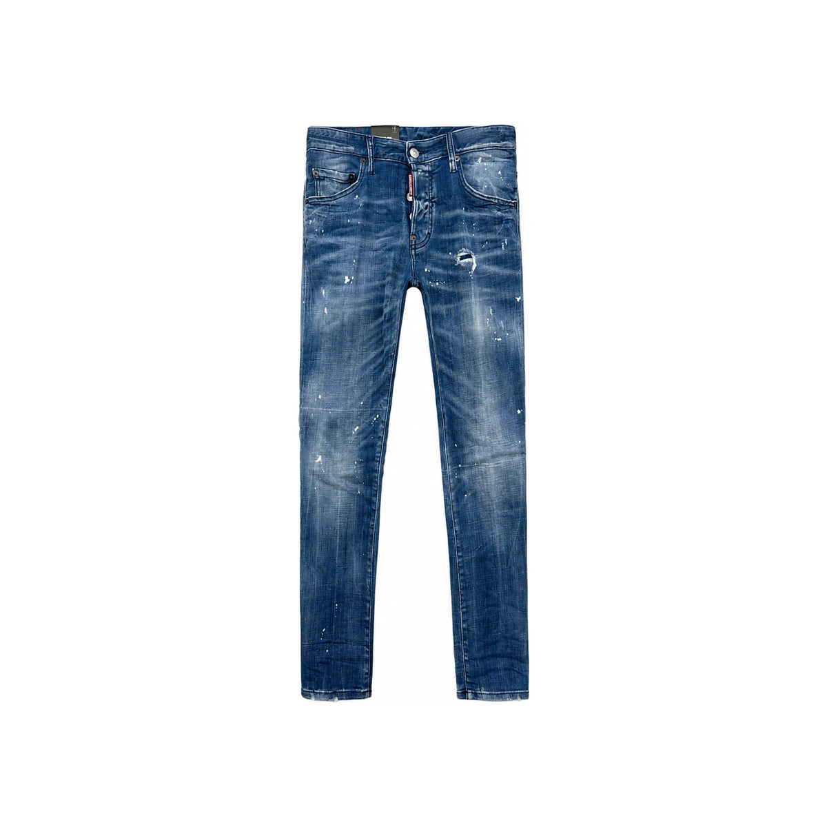 Dsquared2 Blue Distressed Slim Skater Jeans Denim Pants for Men