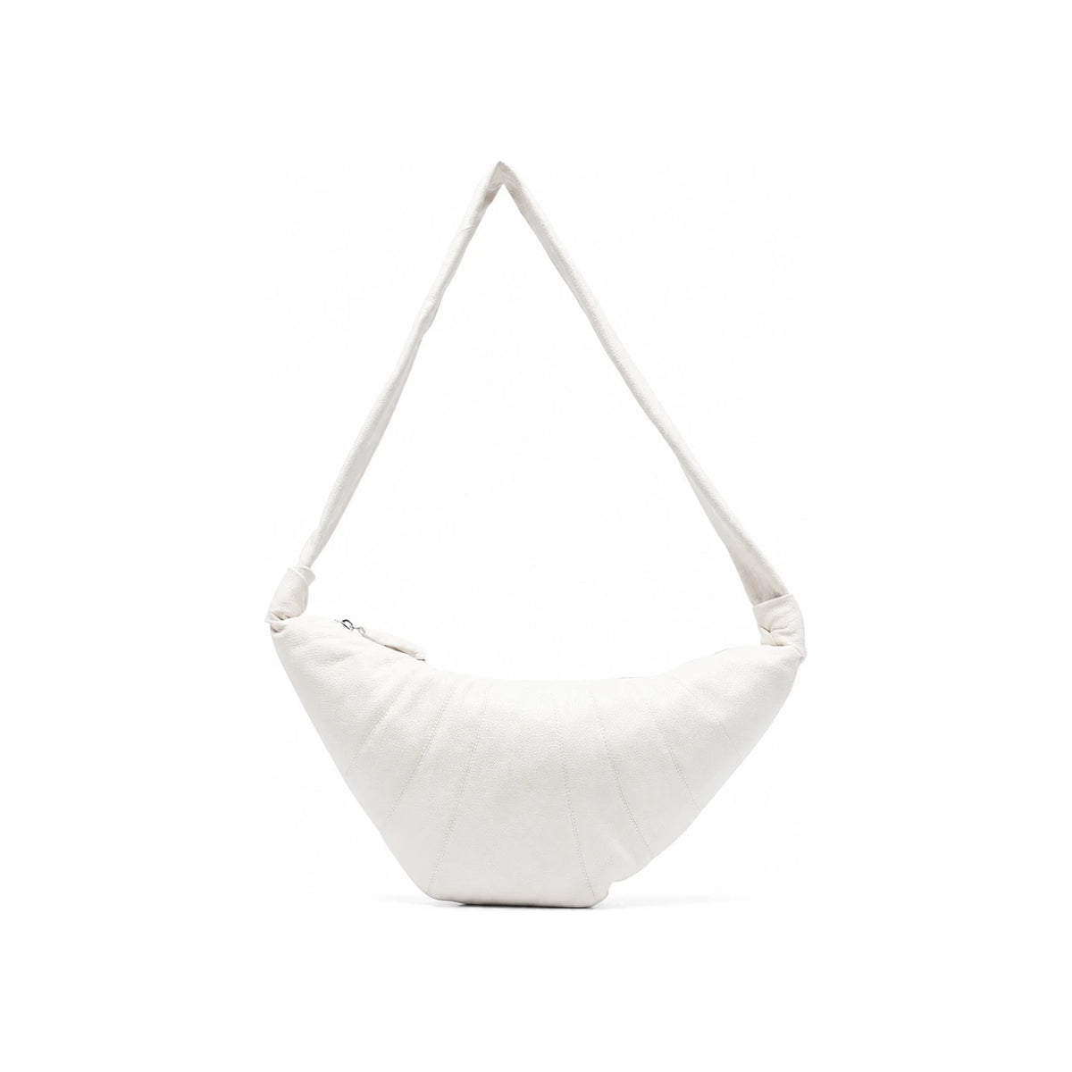 Lemaire Medium Croissant Bag Soft Grained Leather Black Crossbody