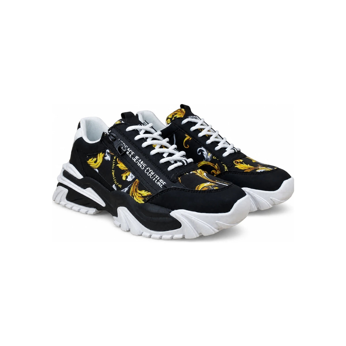 Versace Logo Detailed Low-Top Sneakers 78YA3SI5 ZSC57 G89