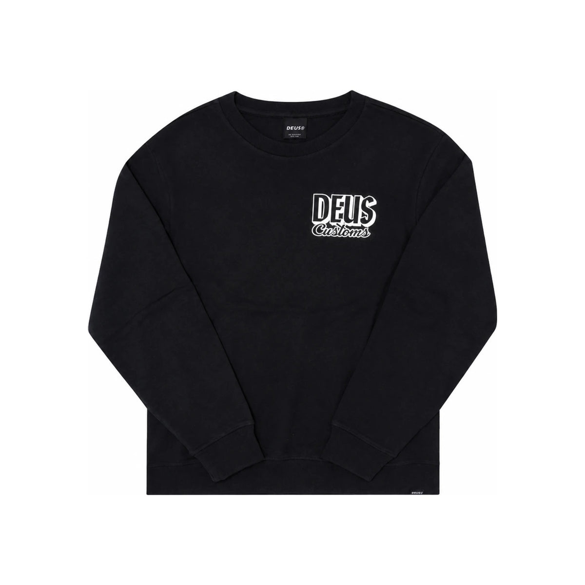 Deus Ex Machina Ever Seen Men’s Crewneck Sweatshirt DMF248626 BLK