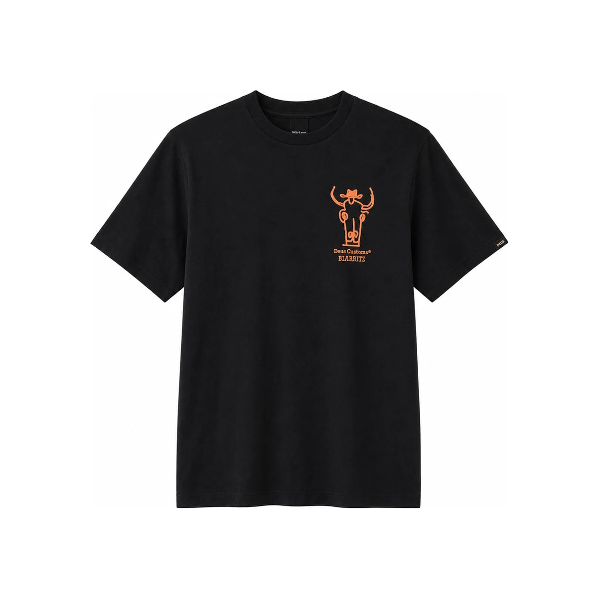 Deus Ex Machina Showdown Short Sleeve T-Shirt for Men Black DMP251947D BLK