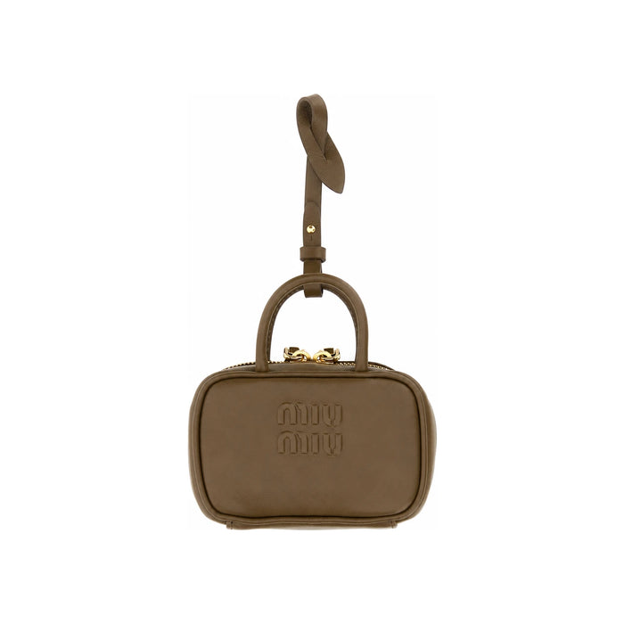 Miu Miu Tundra Micro Beau Bag Leather Crossbody Handbag