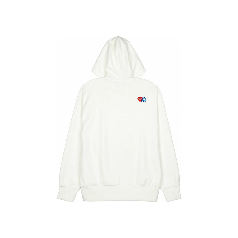 Comme des Garcons Double Wappen Invader Hooded Zip-Up Sweater Unis AZ T334 051 3