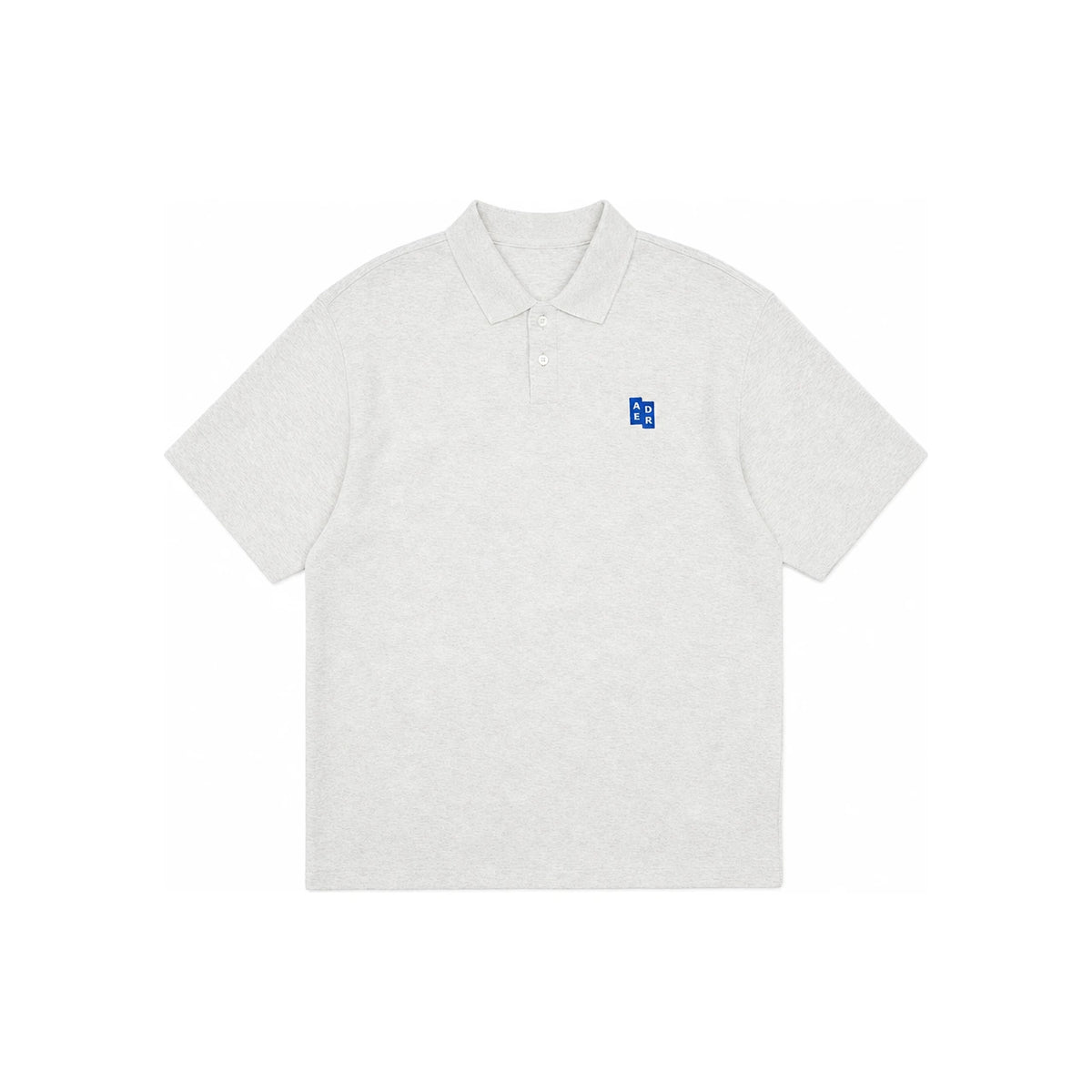 ADER ERROR Oatmeal Significant TRS Tag Polo T-Shirt for Men BO42FYPL0201OT