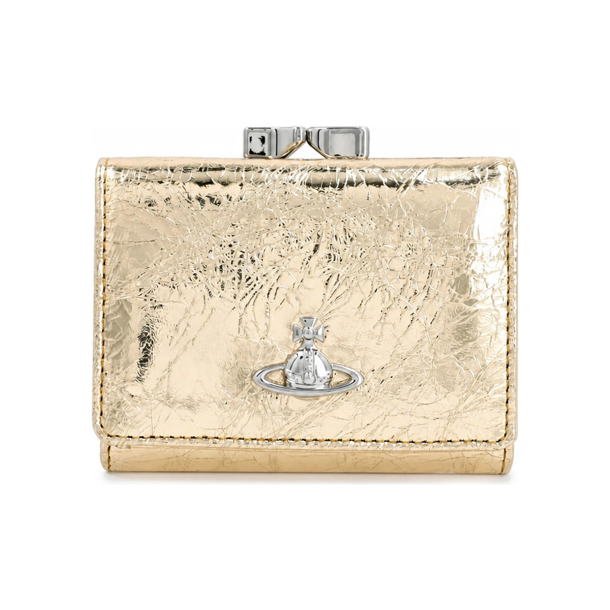 Vivienne Westwood Metallic Crinkle Small Frame Women’s Wall 5115002MW L00A7 R401