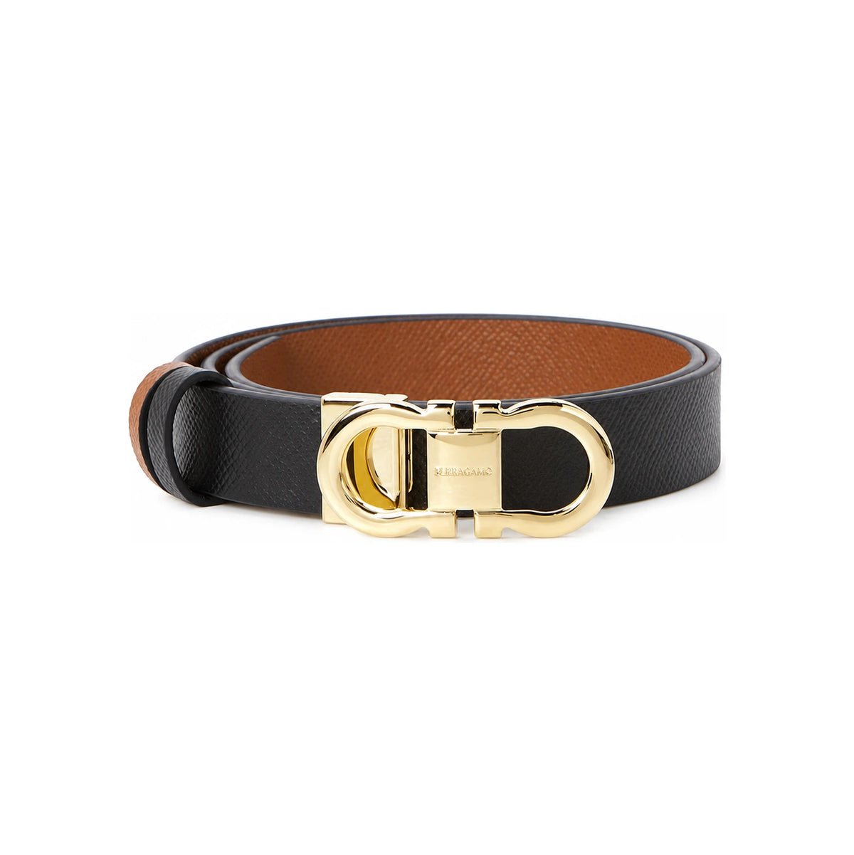 Ferragamo Gancini Reversible Women’s Belt Pre-Cut 230294 0780407