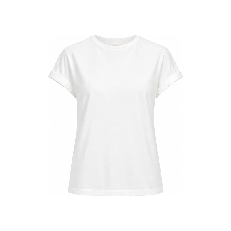 GOLDEN GOOSE Women’s Short Sleeve Cotton T-Shirt Whit GWP01221 P000638 10363 044