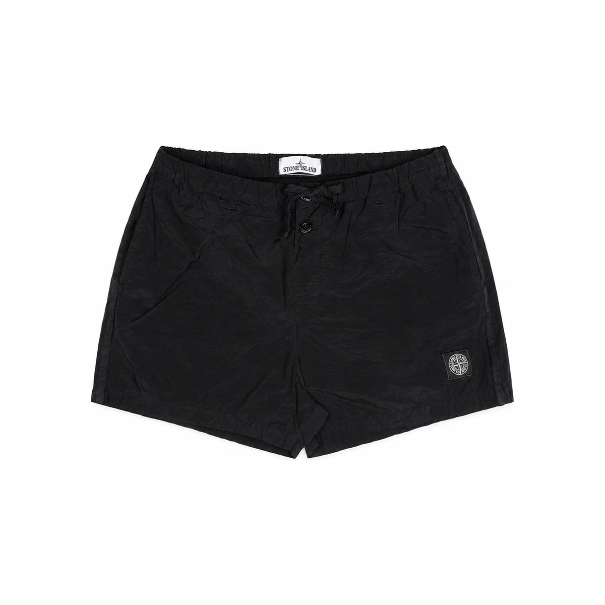 STONE ISLAND Logo Patch Swim Shorts Black B100006 S0043 V0029