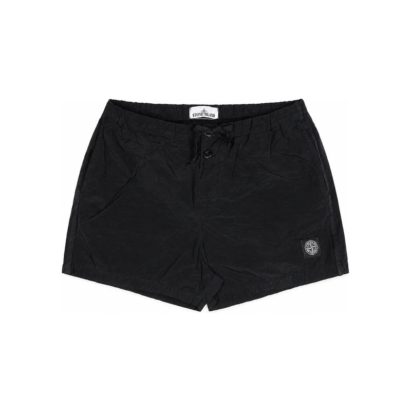 STONE ISLAND Logo Patch Swim Shorts Black B100006 S0043 V0029