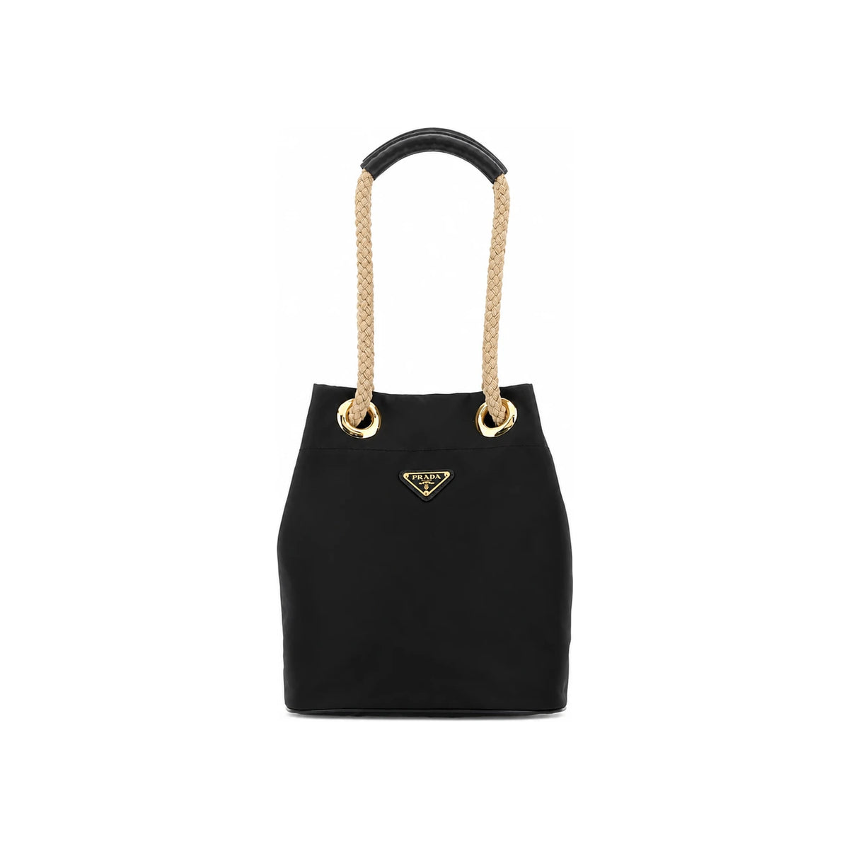 PRADA Re-Nylon Mariner Small Bucket Bag Black Shoulder Bag