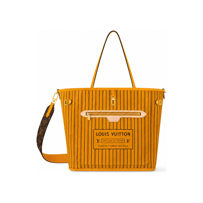 Louis Vuitton Neverfull Bandouliere Shoulder Tote Bag