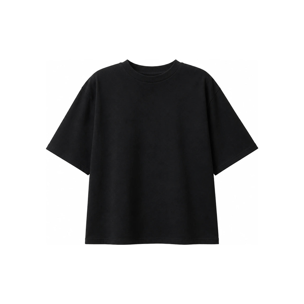 The Row Chiara Organic Cotton Short Sleeve T-Shirt Black CHIARA 5739K220