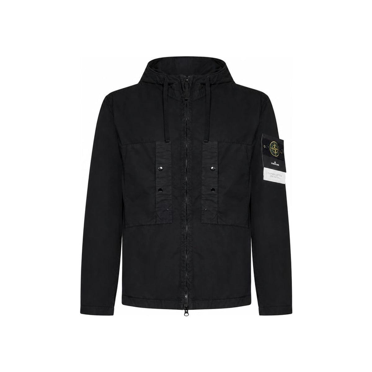 STONE ISLAND Supima Cotton Black Men’s Jacket