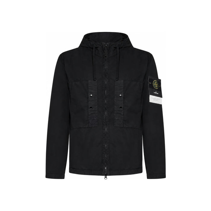 STONE ISLAND Supima Cotton Black Men’s Jacket
