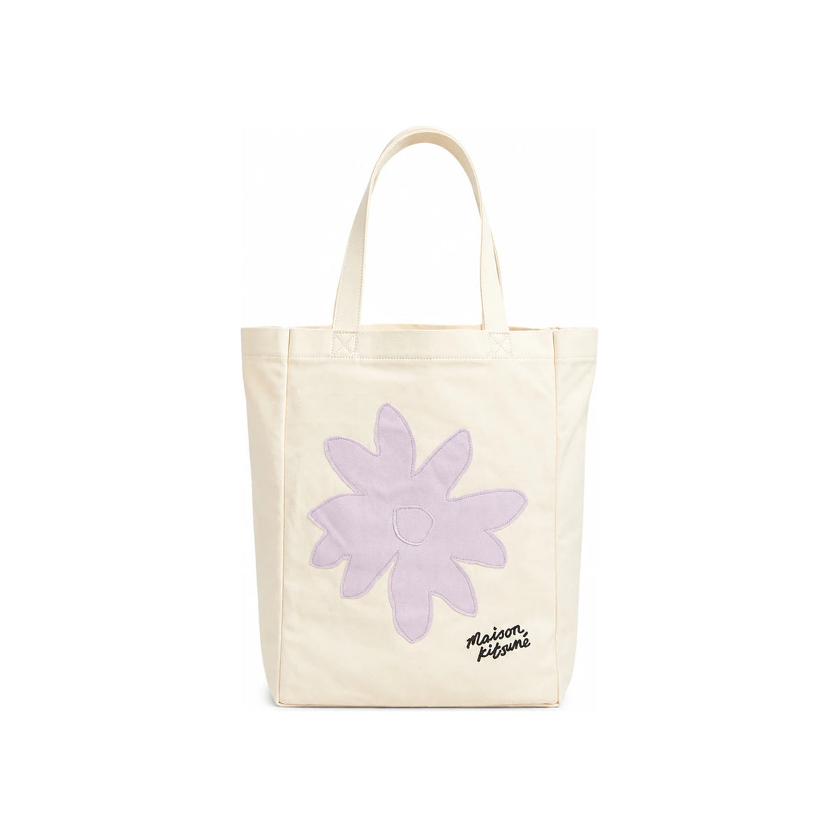 Maison Kitsune Daisy Flower Canvas Tote Bag White OW05126 WB0031 0145
