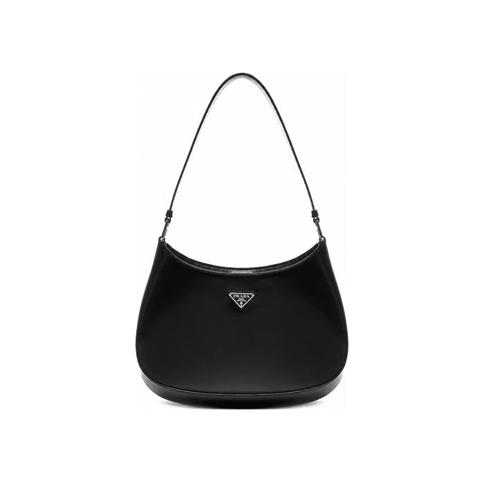 PRADA Cleo Brushed Leather Shoulder Bag 1BC499 OOO ZO6 F0002