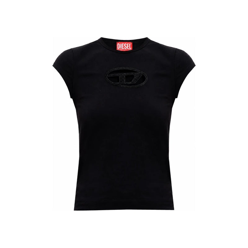 DIESEL Peekaboo Logo Women’s Short Sleeve T-Shirt