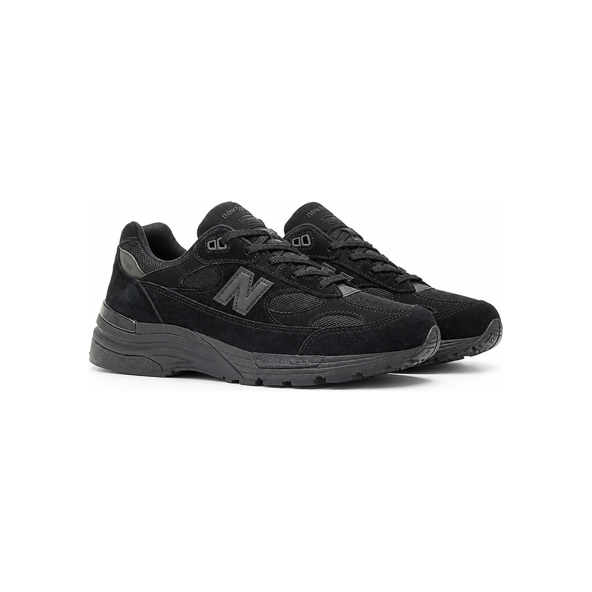 New Balance 992 Made in USA Core Triple Black Low-Top Sneakers U992TB