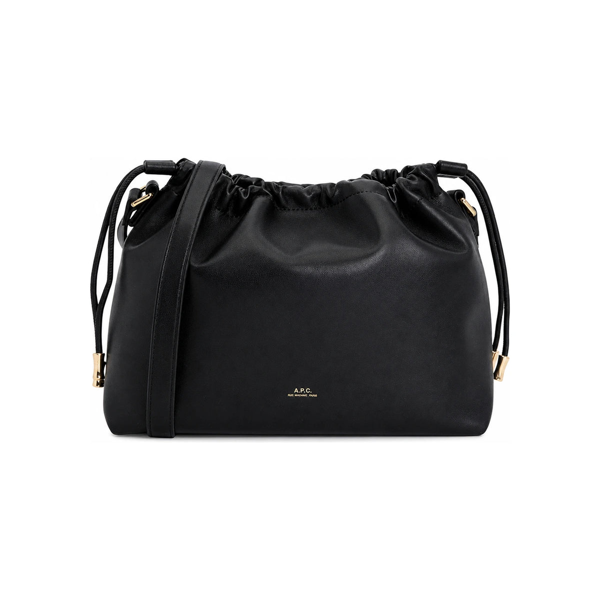 A.P.C. Ninon Mini Crossbody Bag Black Leather Women’s
