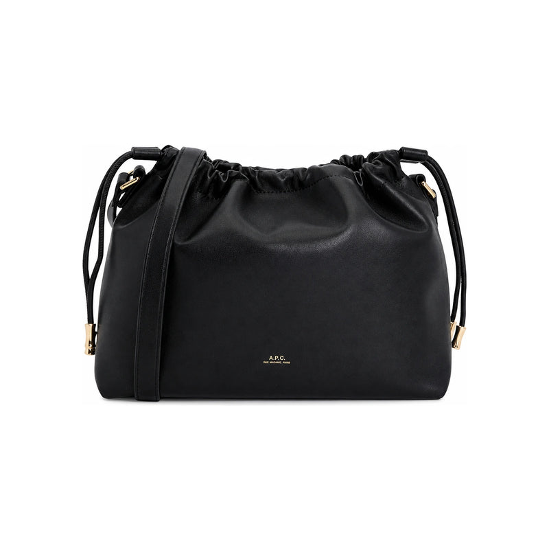 A.P.C. Ninon Mini Crossbody Bag Black Leather Women’s