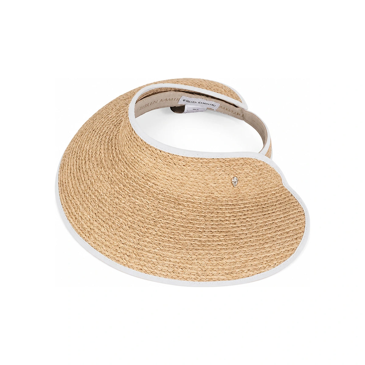 HELEN KAMINSKI Natural Sand Mita Sun Visor Women’s Cap HAT50220 NTS