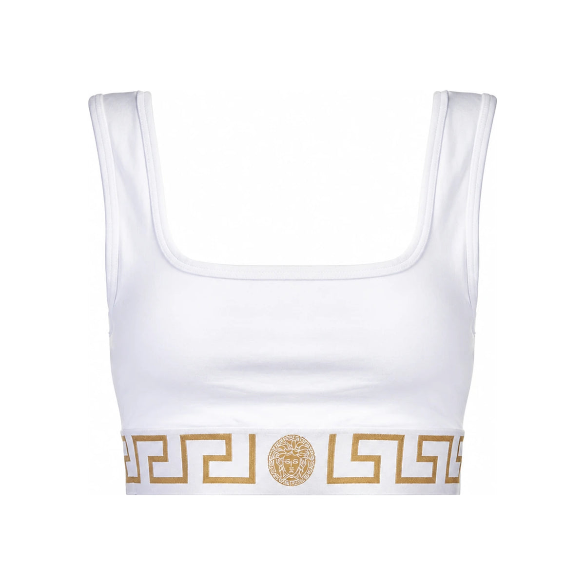Versace Greca Sleeveless Underwear Top for Women 1013323 1A10011 A1001