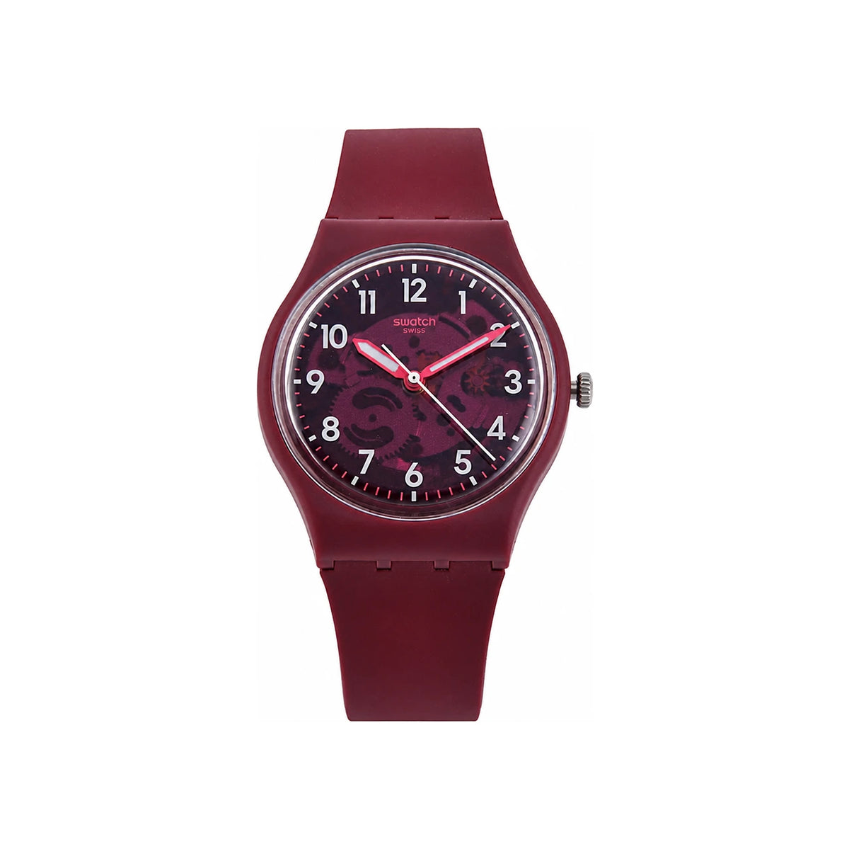 Swatch Unisex Urethane Rubber Watch SO28R115