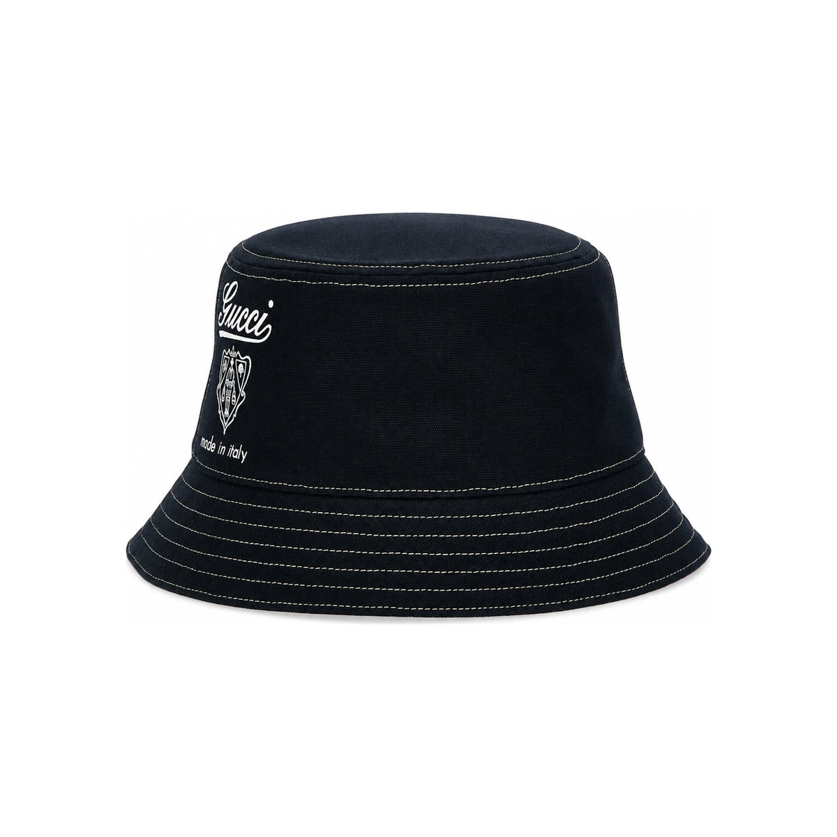 GUCCI Beige Canvas Bucket Hat for Men