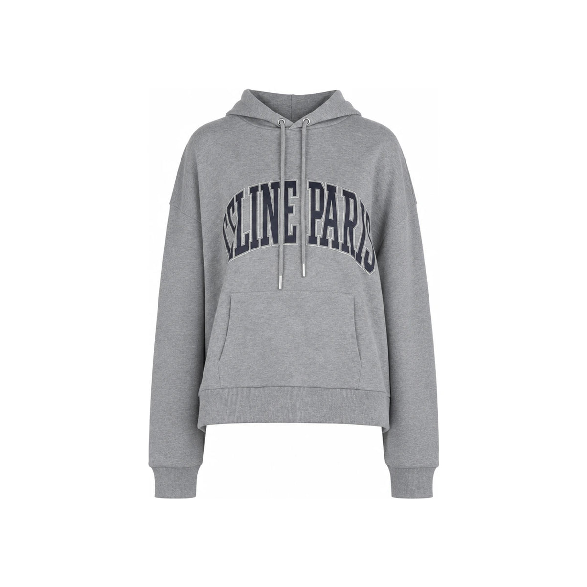 CELINE Women’s Oversized Gray Hoodie 2Y65G670Q09BQ