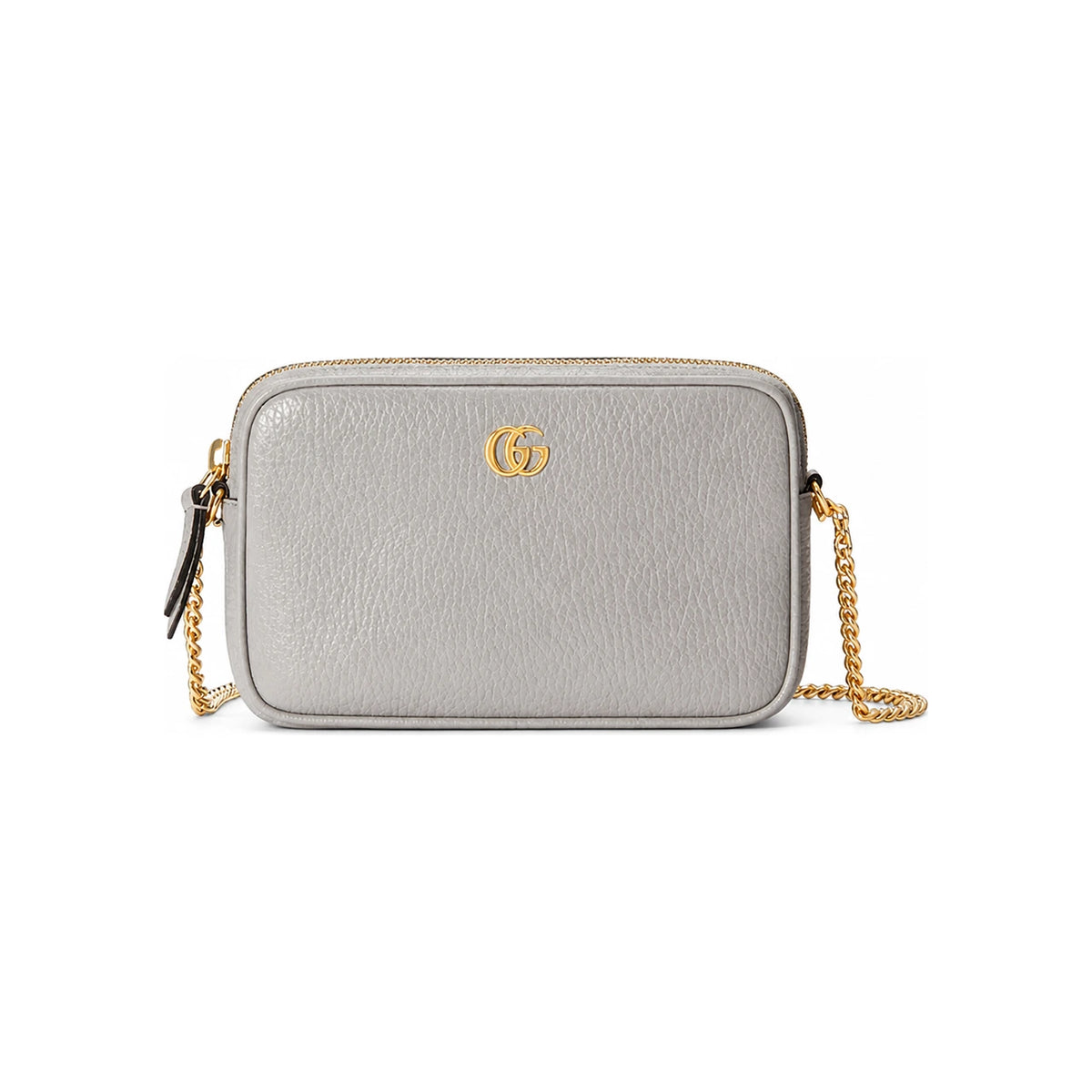 GUCCI GG Marmont Black Leather Mini Shoulder Bag 772759