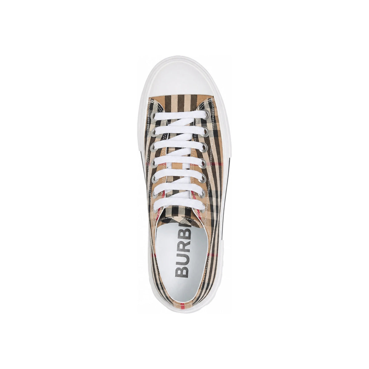BURBERRY Vintage Check Cotton Low-Top Sneakers for Women