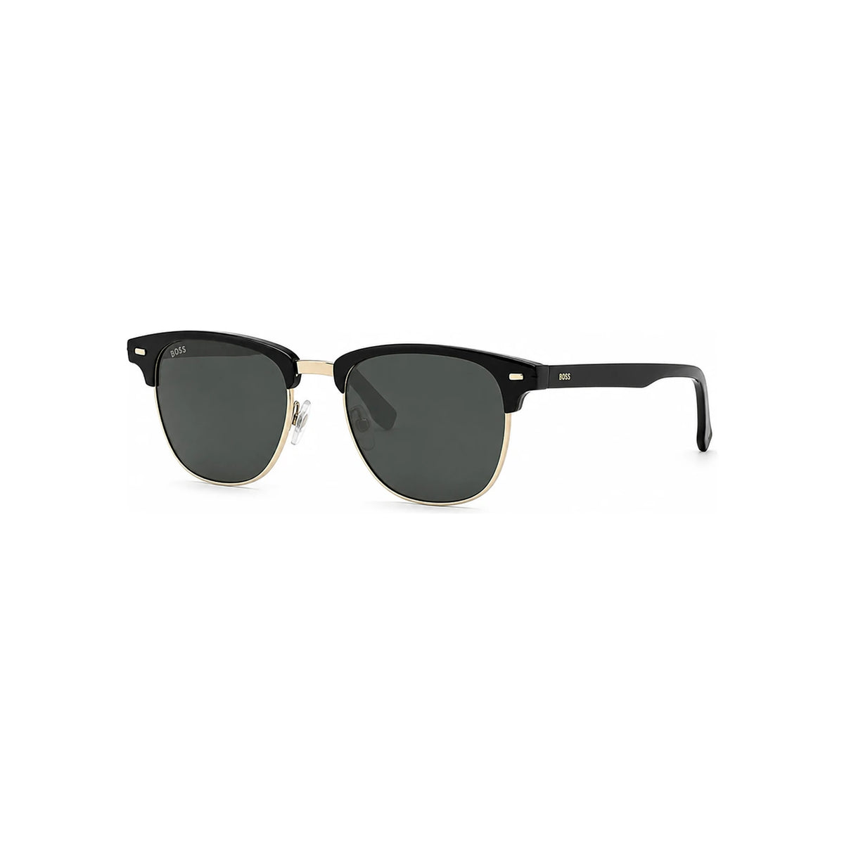 HUGO BOSS Black Semi-Rim Rectangle Sunglasses Unisex BOSS1381S 2M2QT