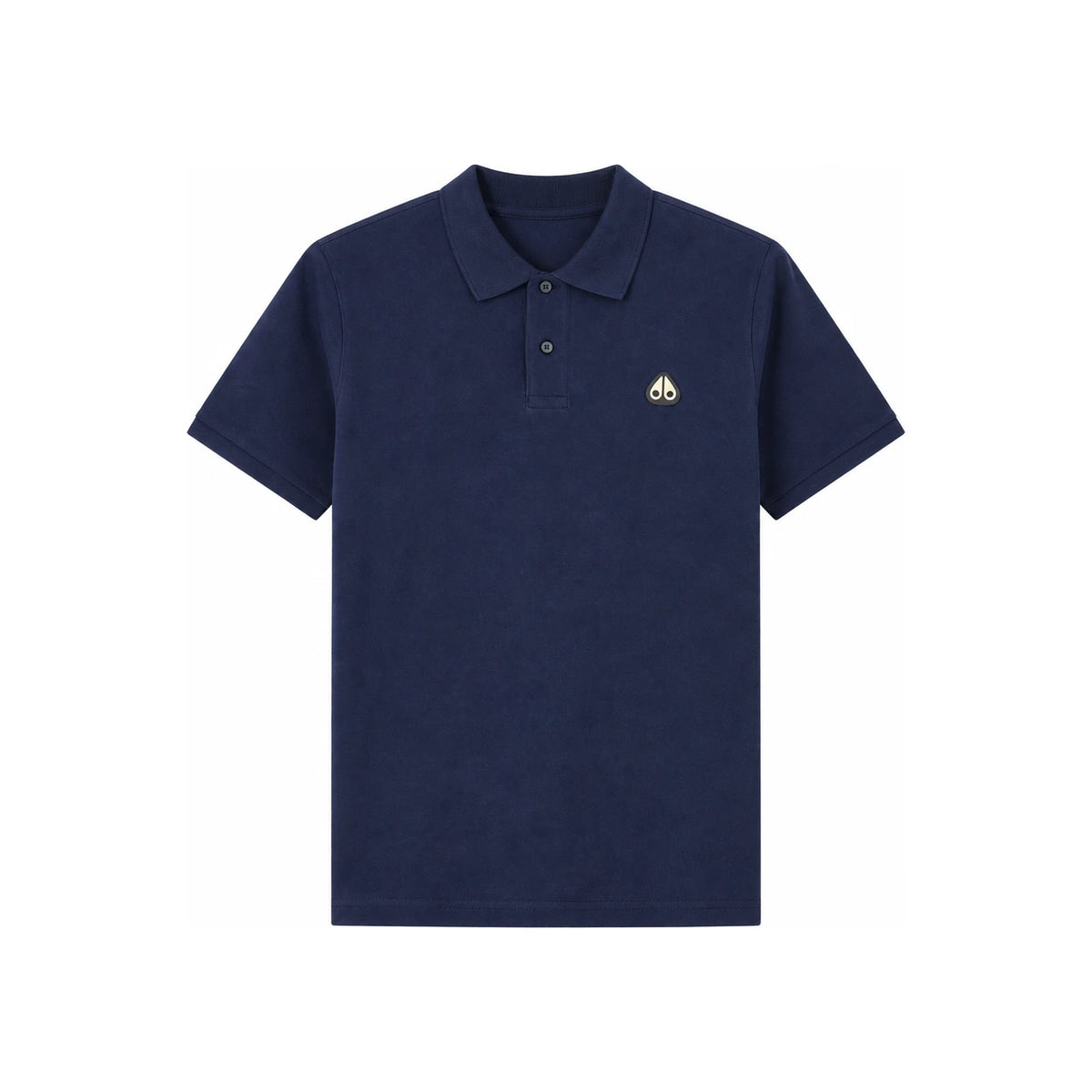 Moose Knuckles Navy Cotton Polo Shirt for Men M34MT712 G833