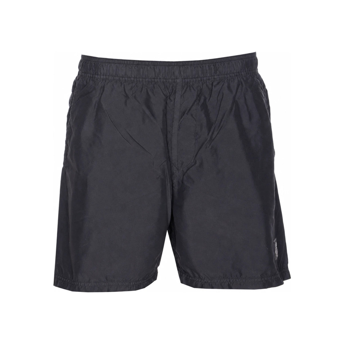 STONE ISLAND Men’s Black Cotton Drawstring Cargo Shorts
