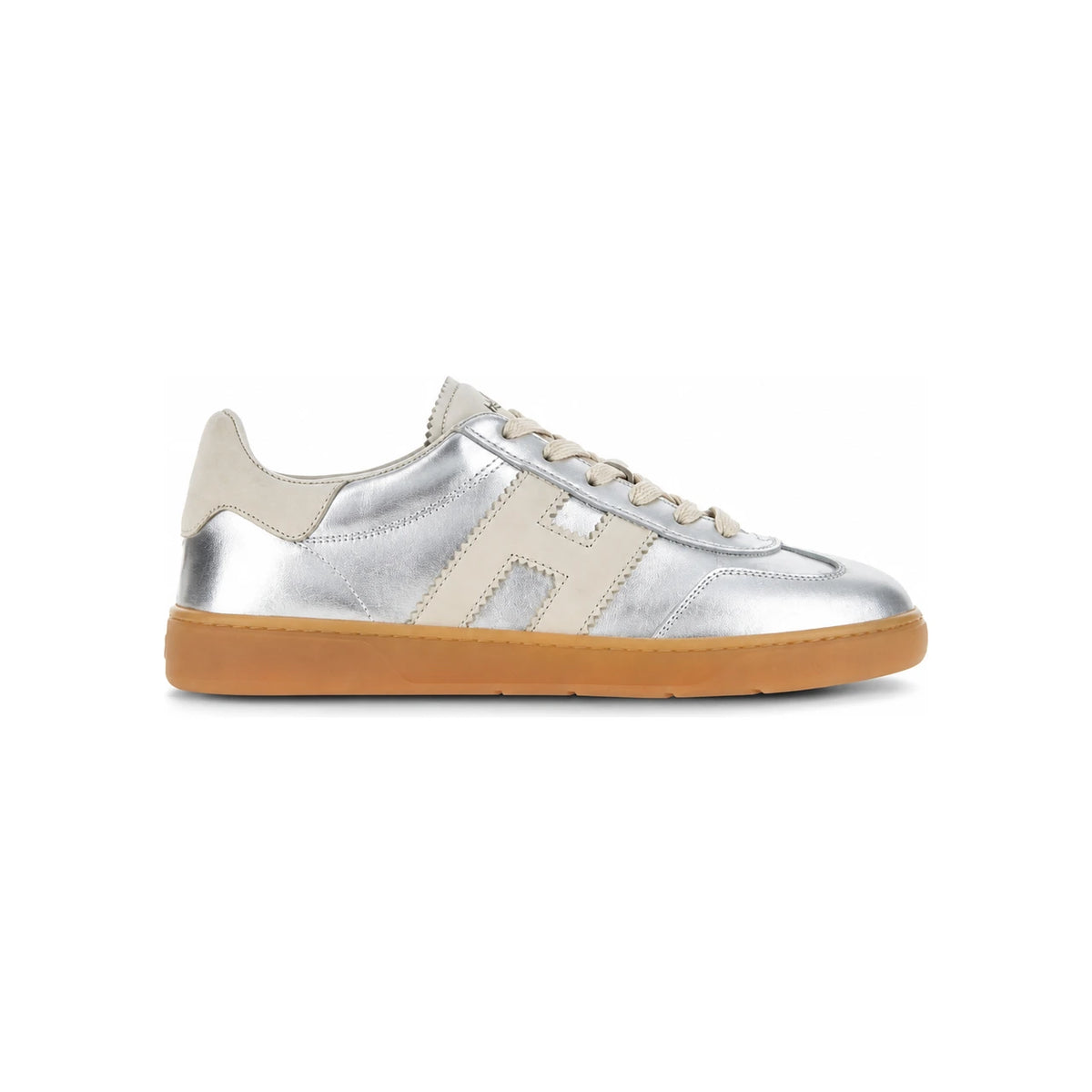 HOGAN Cool Low-Top Sneakers Women’s Leather Beige Sneakers